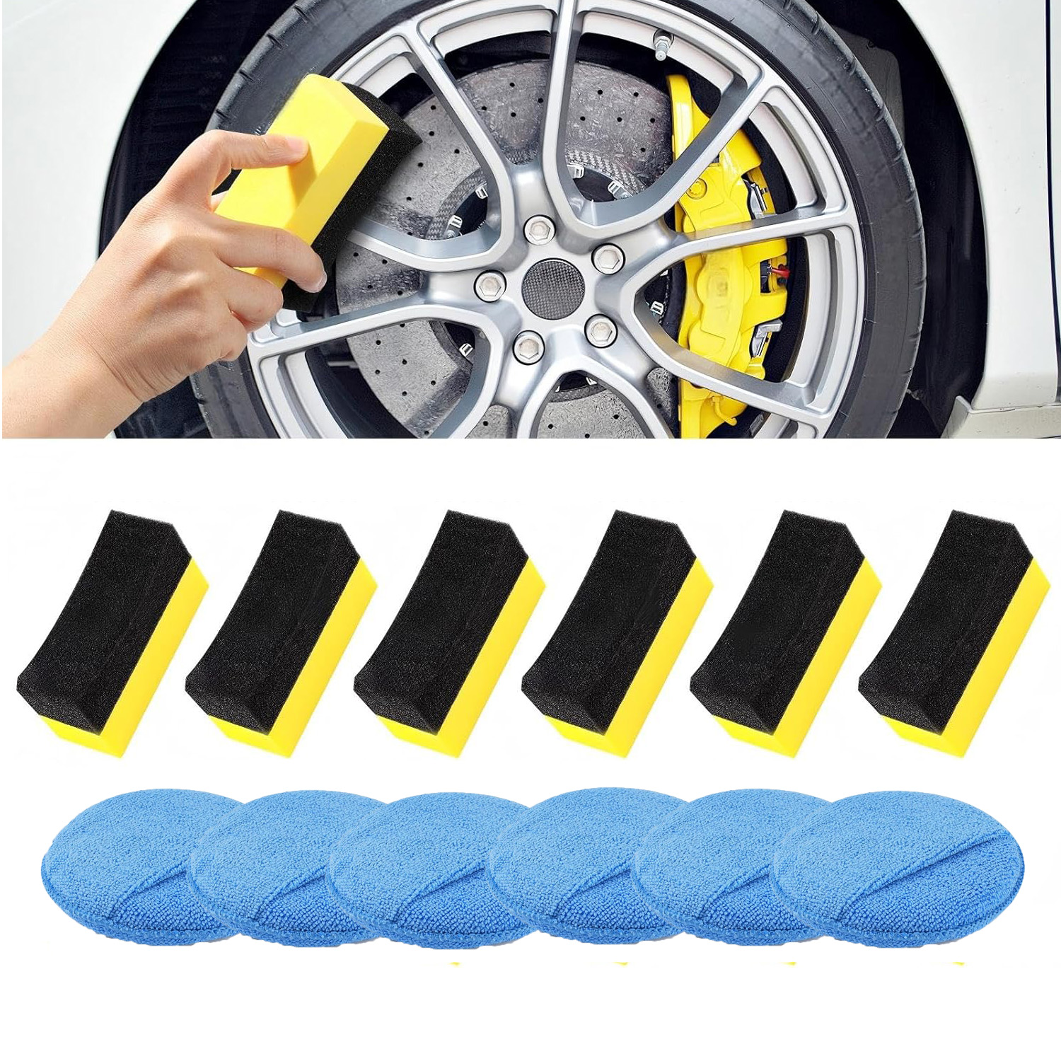 Auto Cleaning Sponge Brush Wax - Wax Applicator Pad review and price