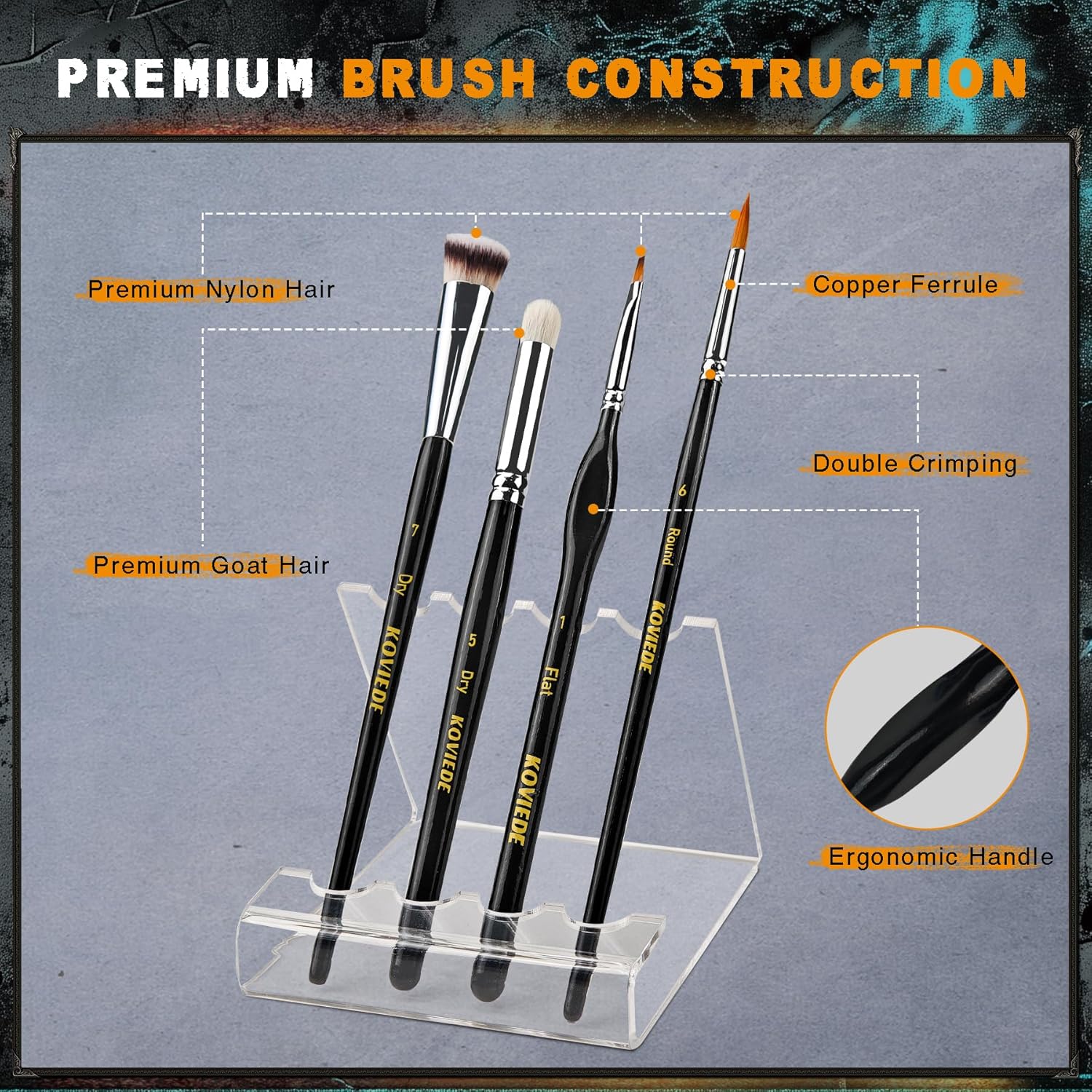 20Pcs Miniature Paint Brushes  - Detailing Brush Set review and price
