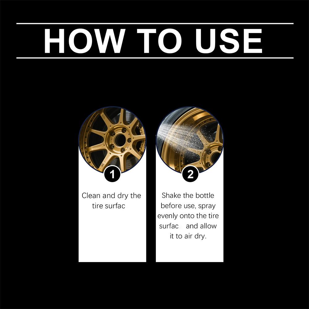 Tyre Gloss Tire Coating Spray  - Tire Shine Spray Sealant review and price