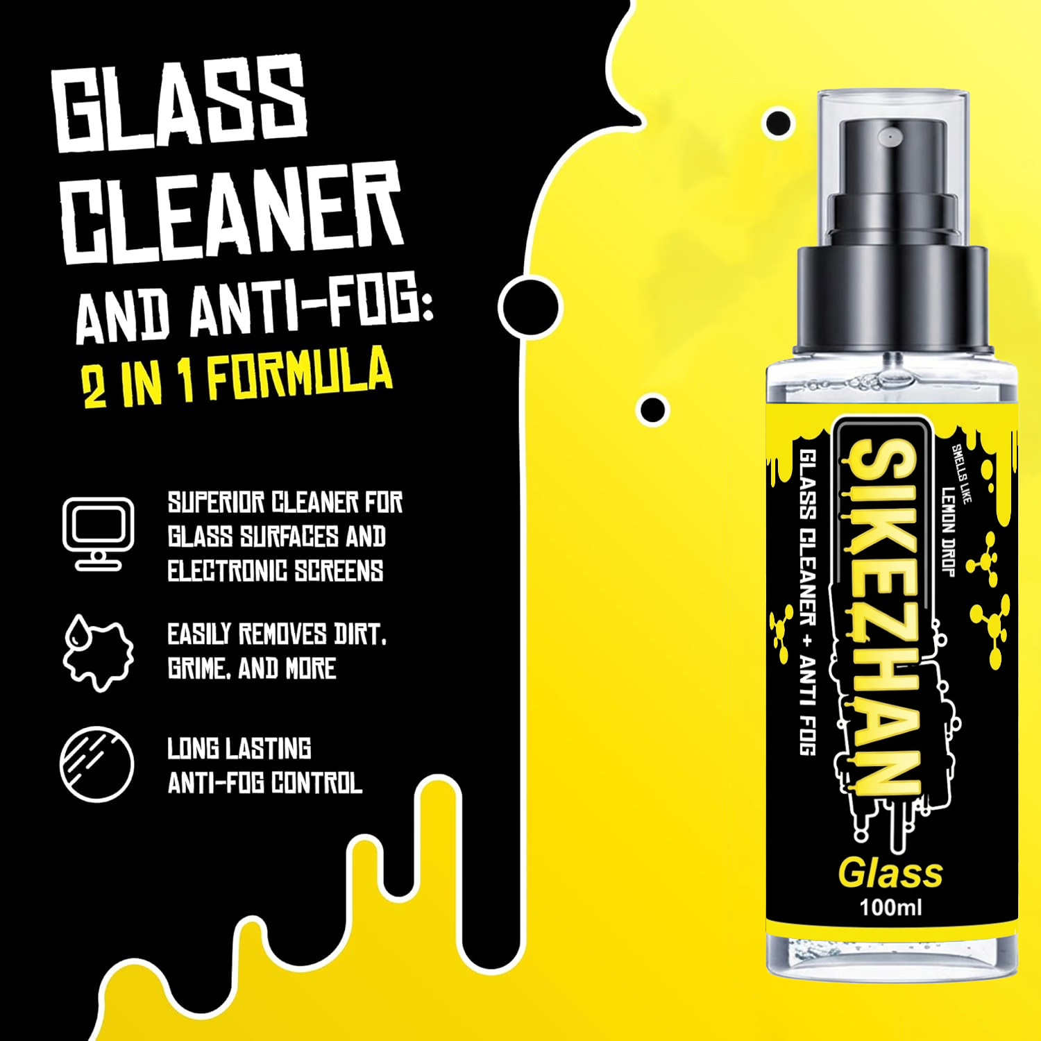 2-in-1 Anti-Fog Spray & Glass  - Glass Cleaner Streak review and price