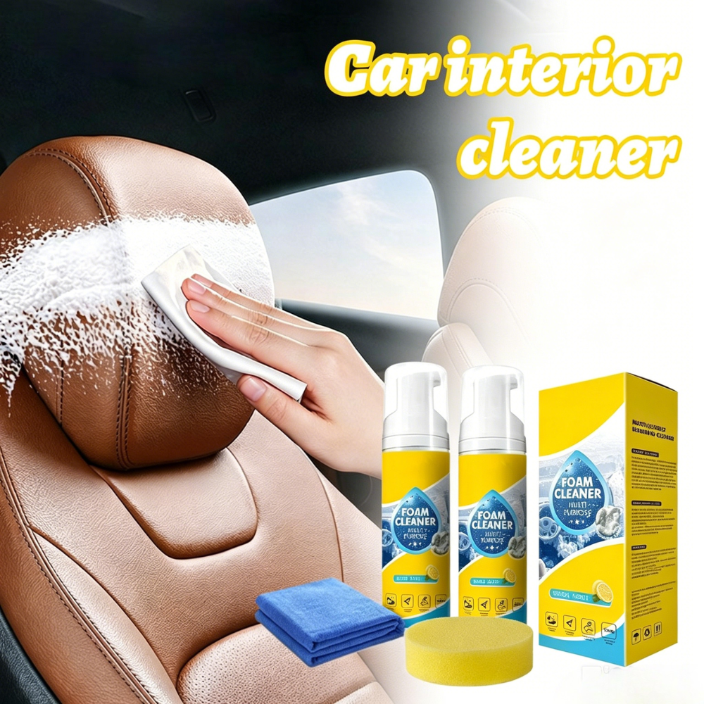Car Interior Foam Cleaner For  - Leather Cleaner Interior review and price