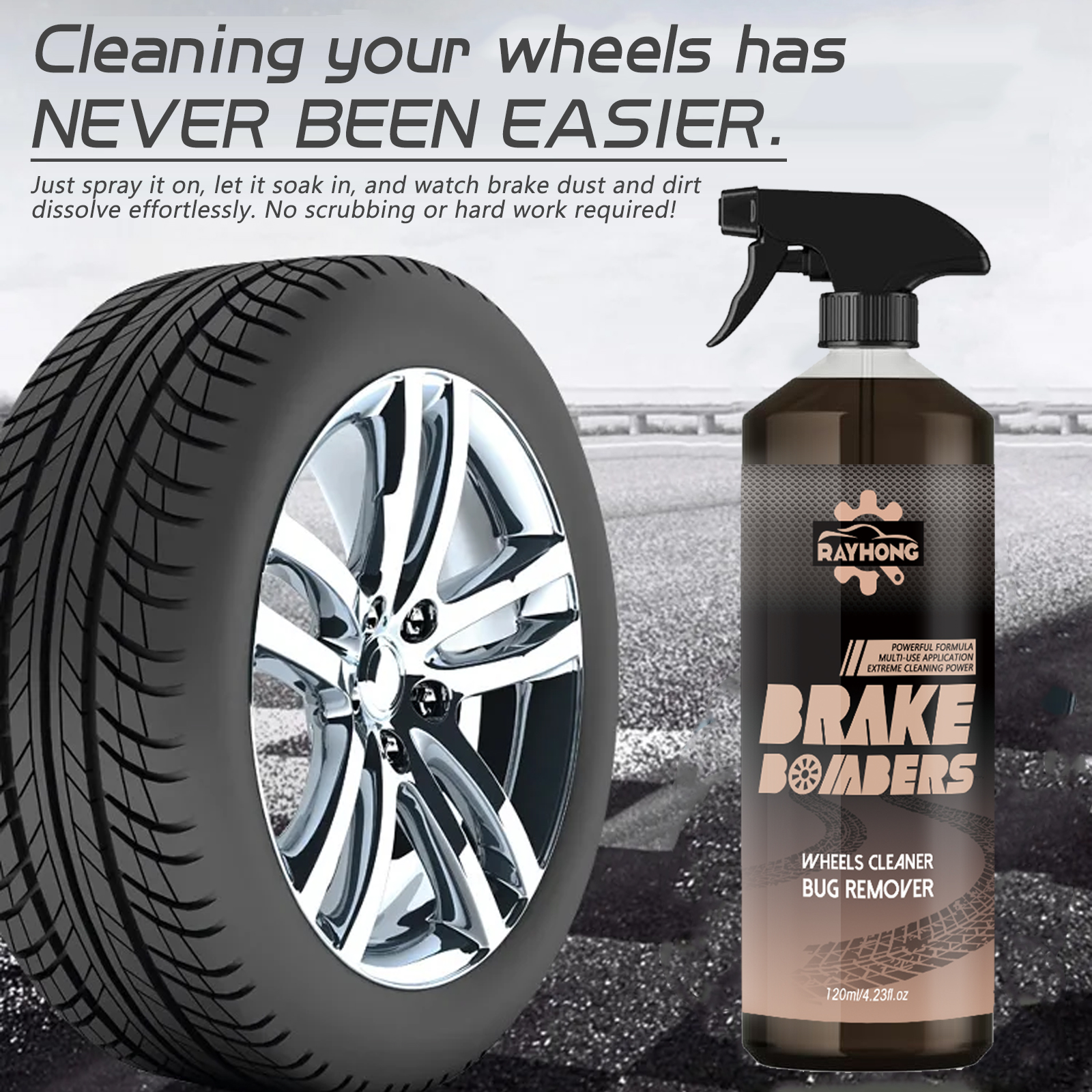 Car Wheel&Tire Cleaner - Brake - Wheel Cleaner Alloy review and price