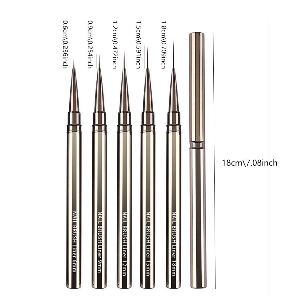 5-Piece Professional Nail Art  - Detailing Brush Set review and price