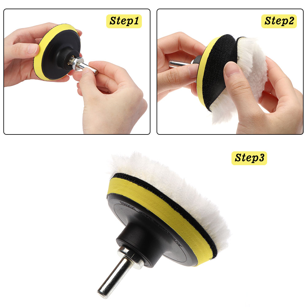 8pcs Auto Car Polishing Pad Ki - Polish Pad Set Buffer review and price