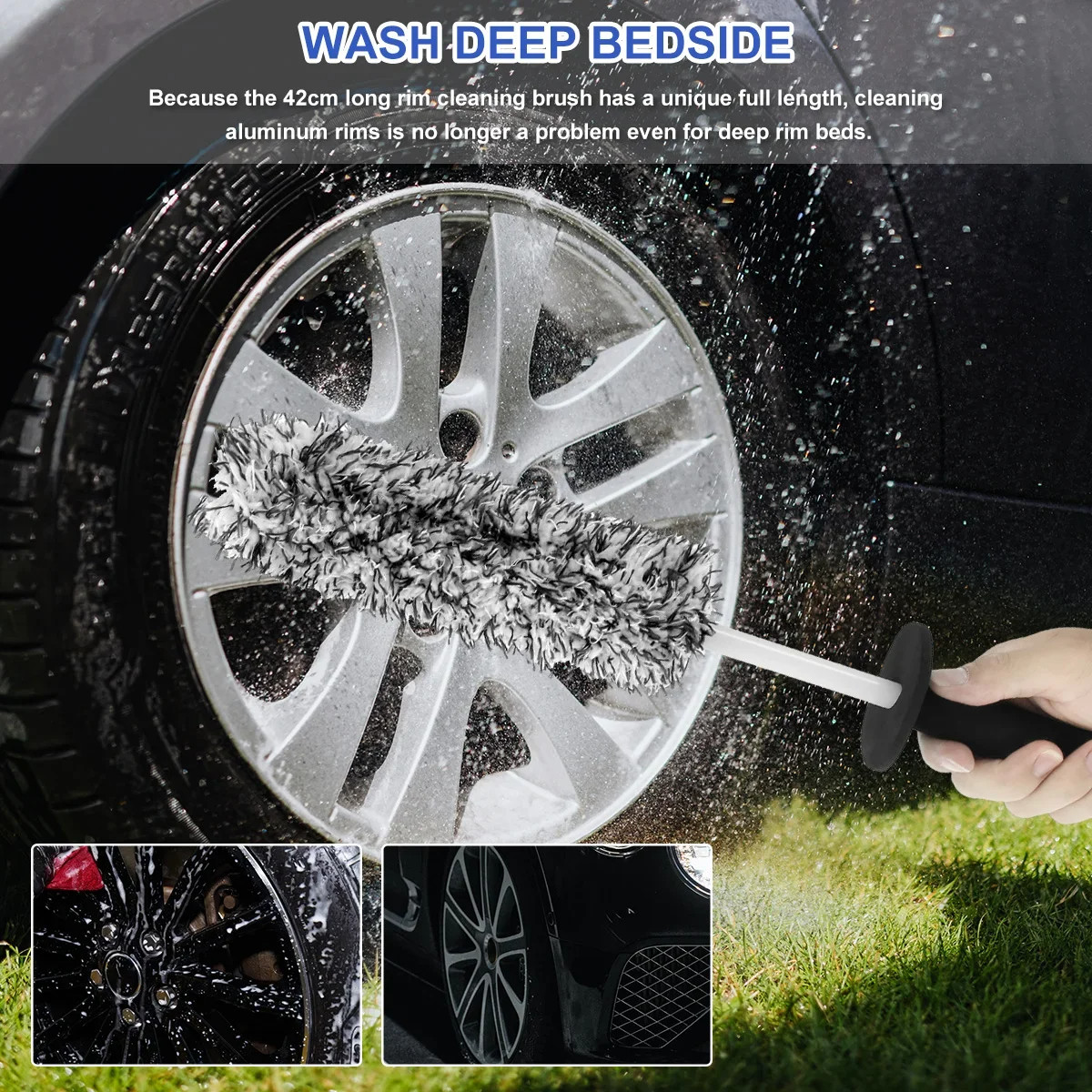 Car Alloy Wheel Cleaning Brush - Wheel Cleaner Alloy review and price