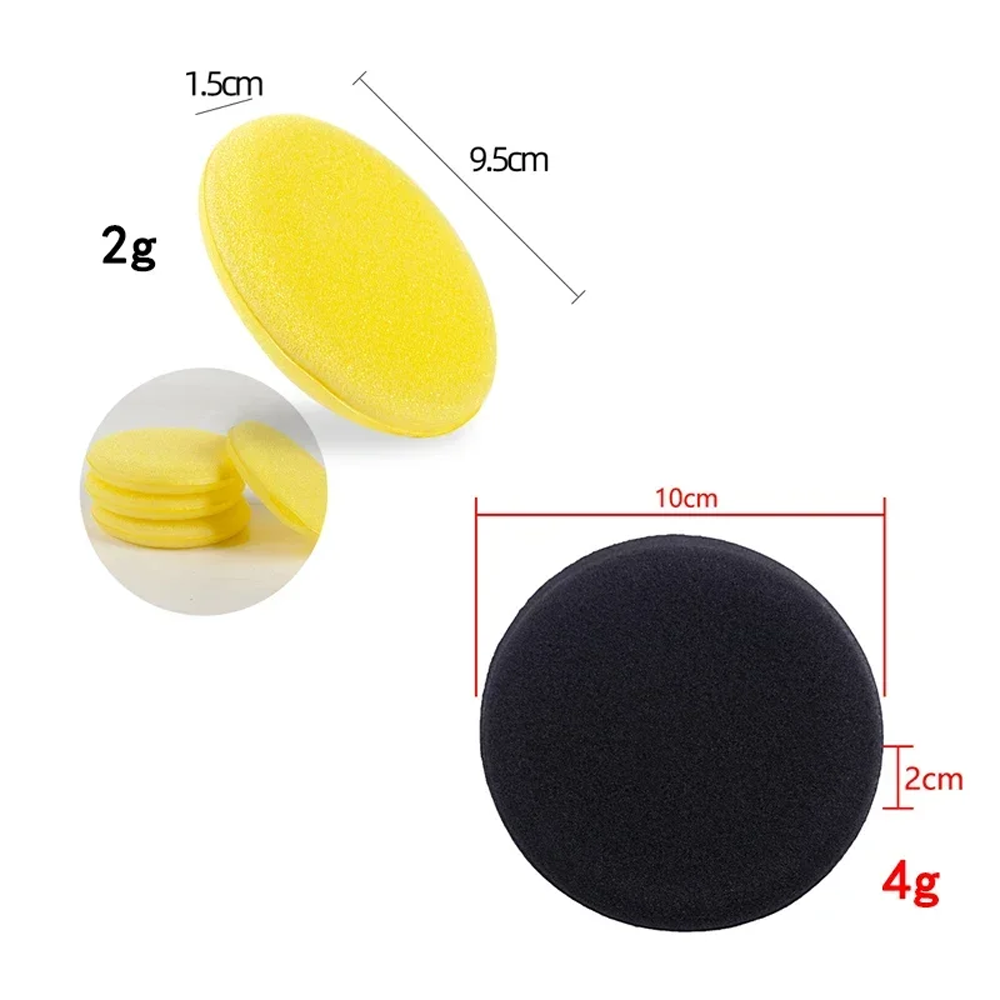 50pcs Round Car Ultra Soft Foa - Wax Applicator Pad review and price