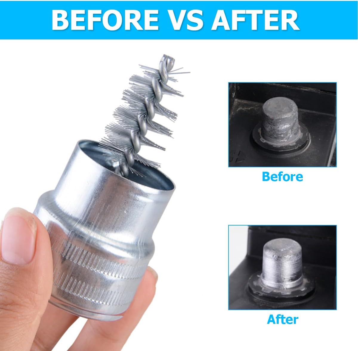 2PCS Car Battery Terminal Clea - Car Cleaning Brush review and price
