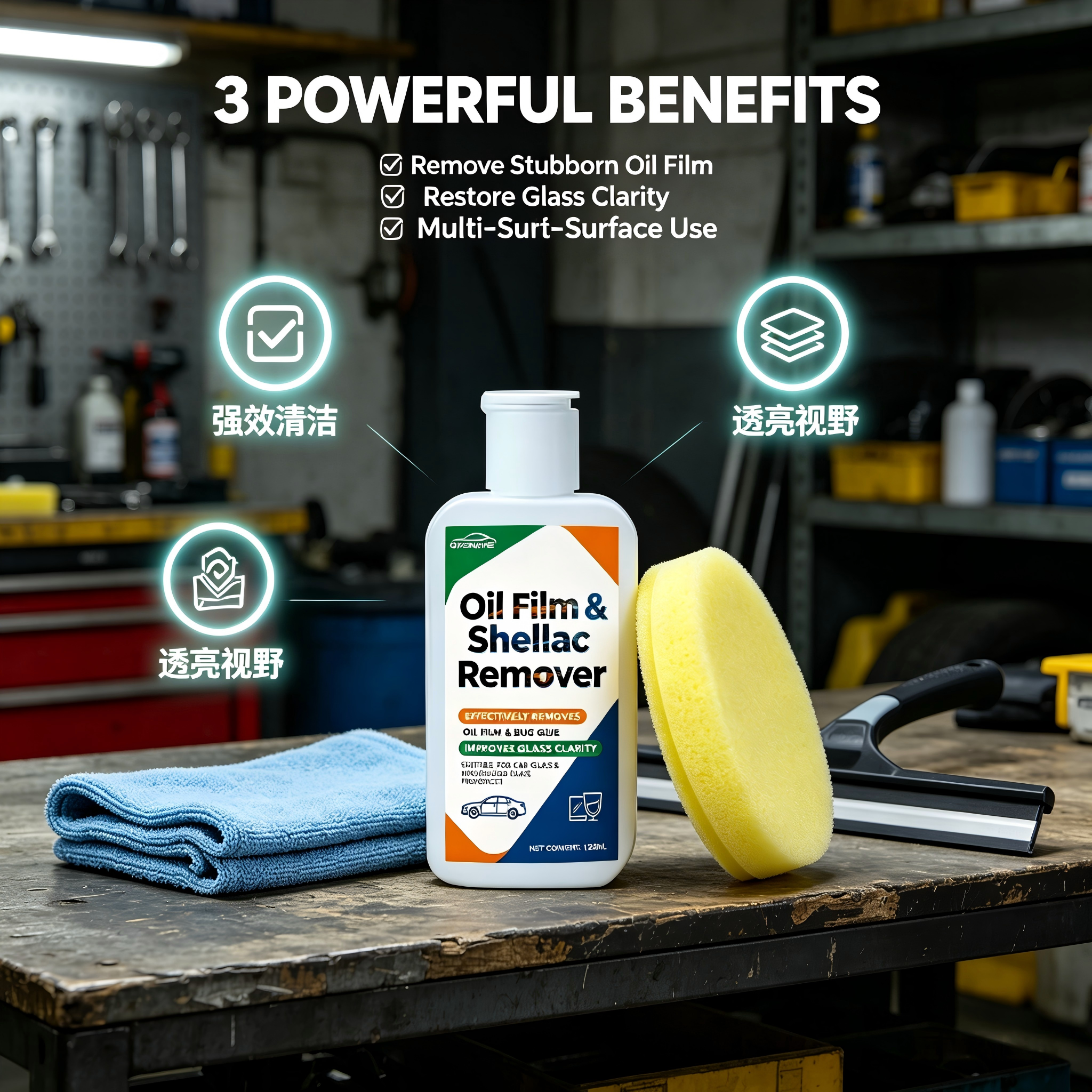 120ML Car Windshield Oil Film  - Glass Cleaner Streak review and price