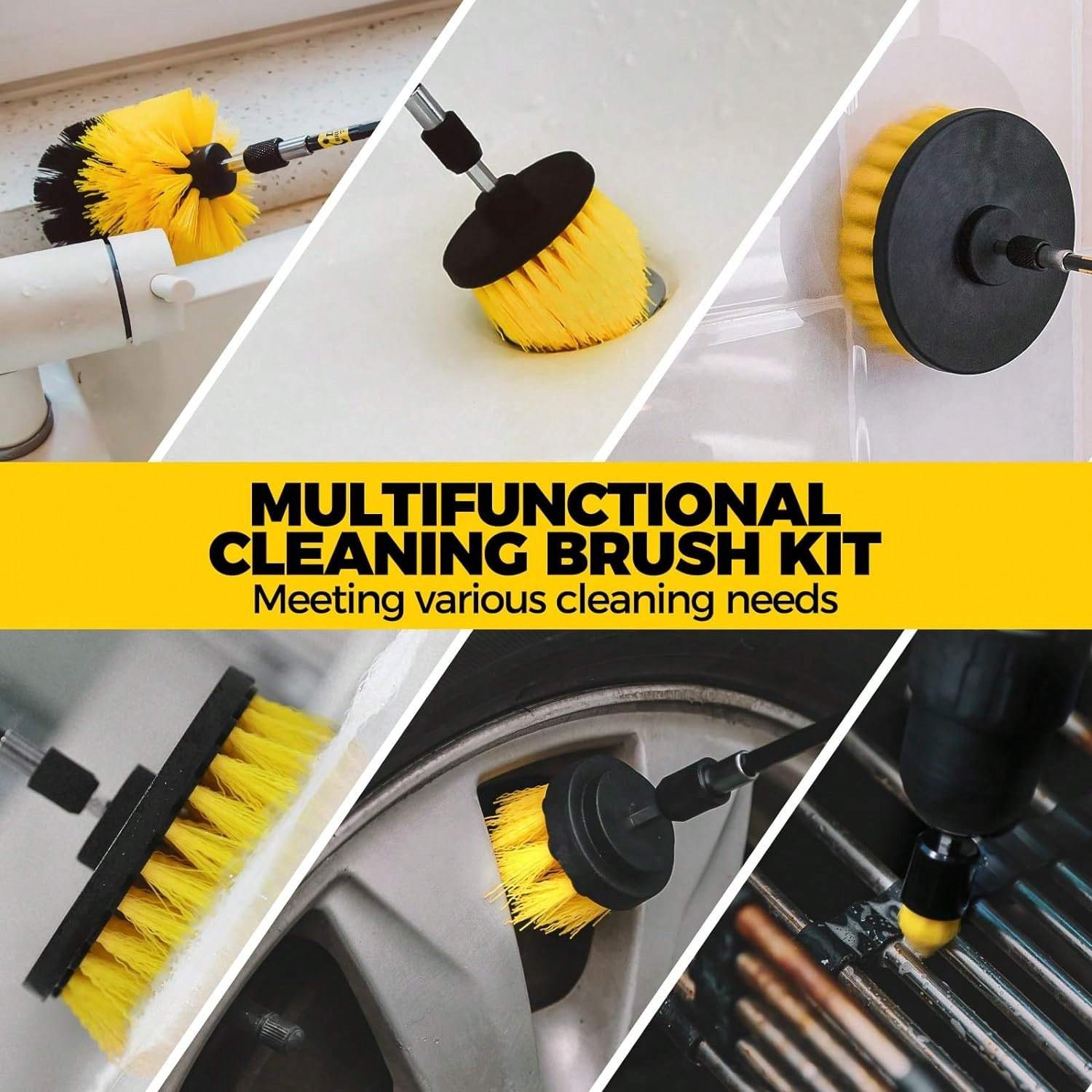 20Pack Drill Brush Attachments - Car Cleaning Brush review and price