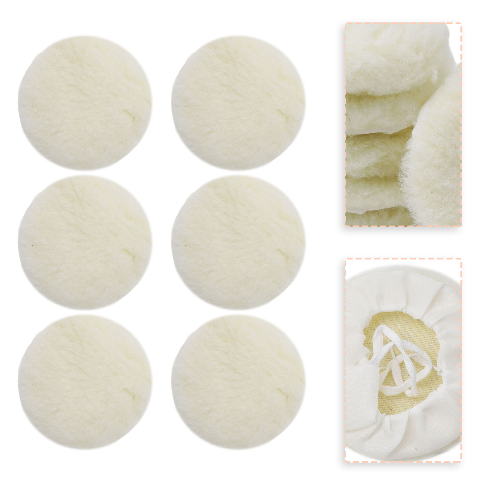 Set Buffing Pads 125mm Buffer  - Polish Pad Set Buffer review and price