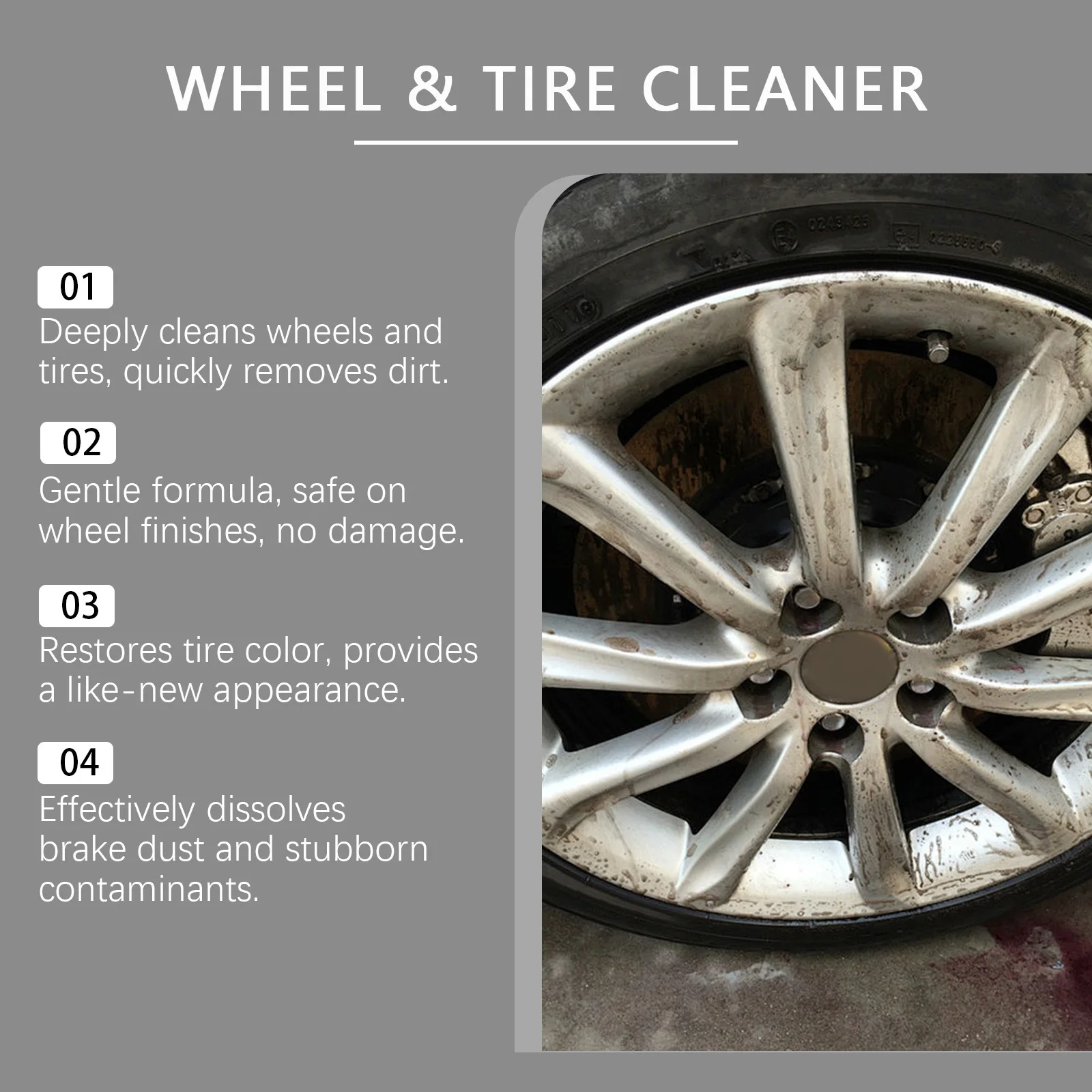 Professional Wheel Tire Cleane - Wheel Cleaner Alloy review and price