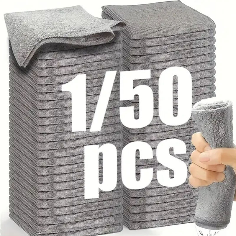 1/50pcs Microfiber Cleaning Cl - Microfiber Towel Detailing review and price