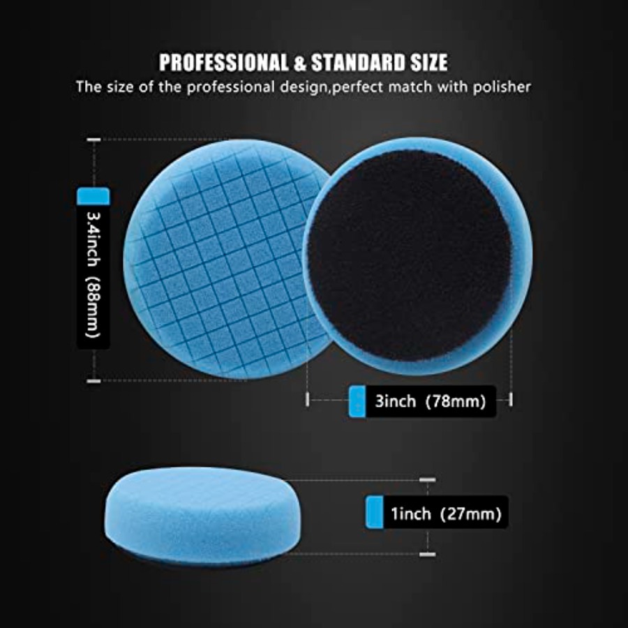 20pcs 3inch 80mm Car Foam Poli - Car Cleaning Brush review and price