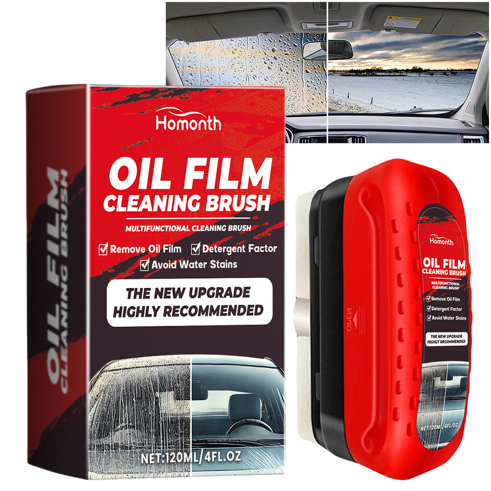 Car Glass Oil Film Remover Gla - Car Cleaning Brush review and price