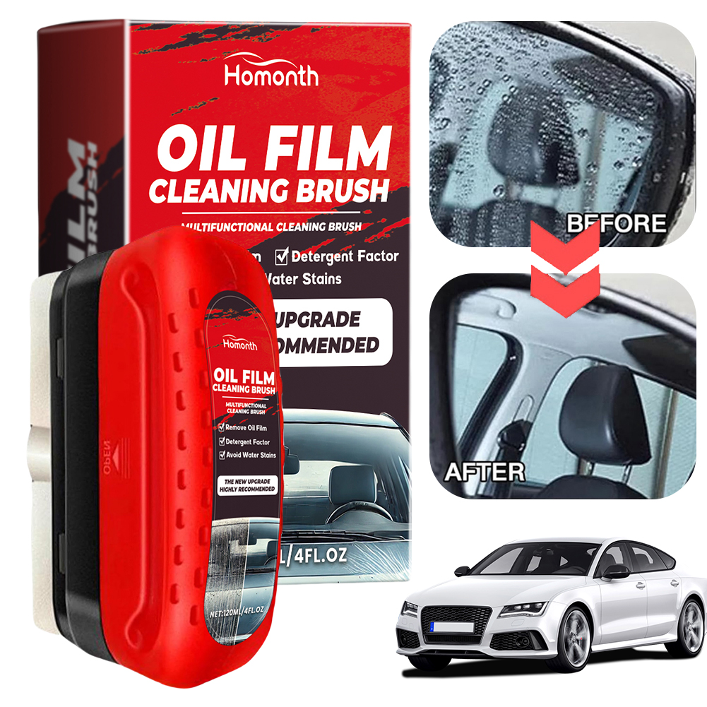 Car Glass Oil Film Remover Gla - Car Cleaning Brush review and price