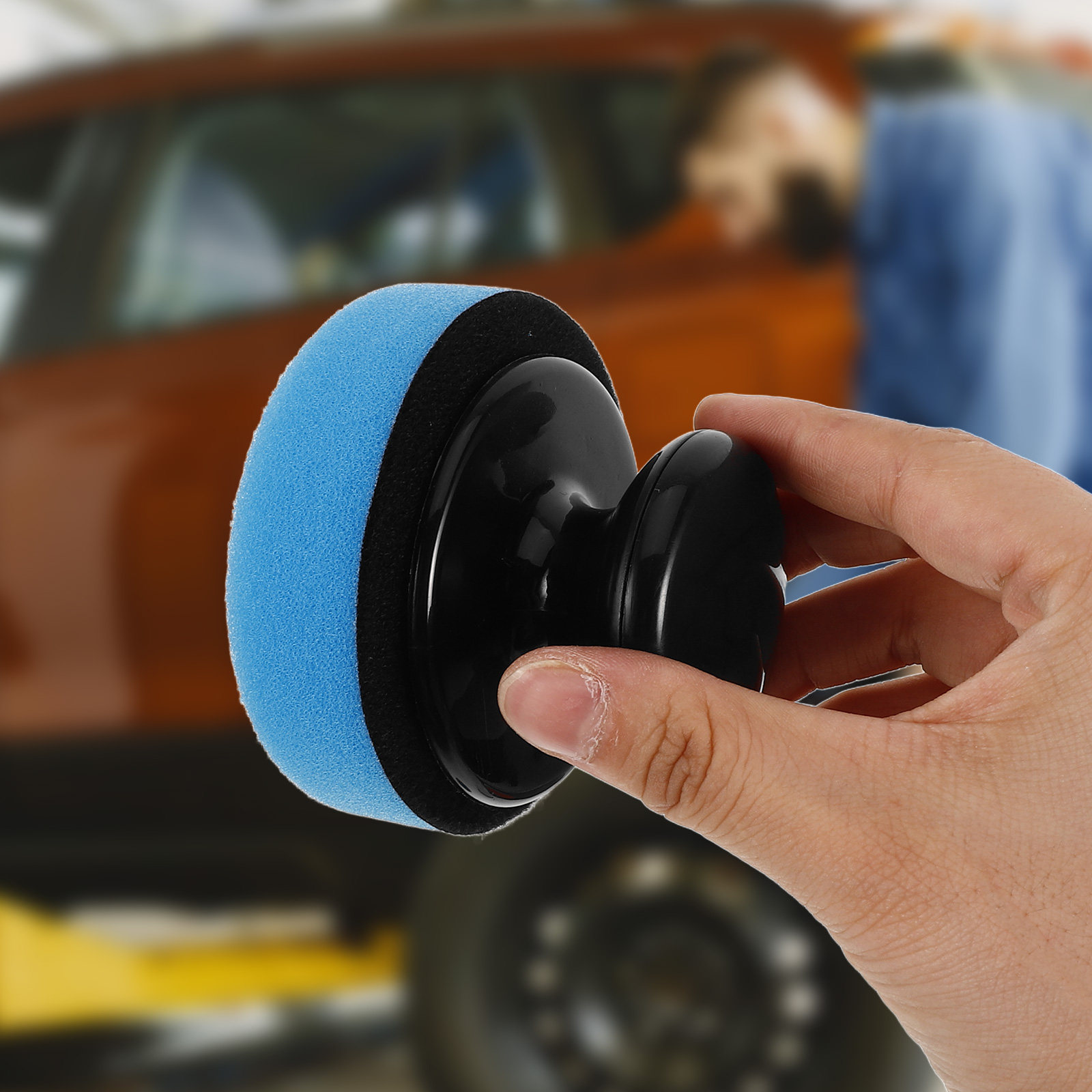 1Set Car Waxing Sponge Set wit - Wax Applicator Pad review and price