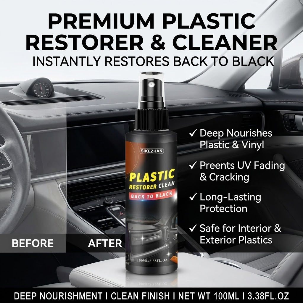SIKEZHAN Plastic Restorer Clea - Trim Restorer Plastic review and price