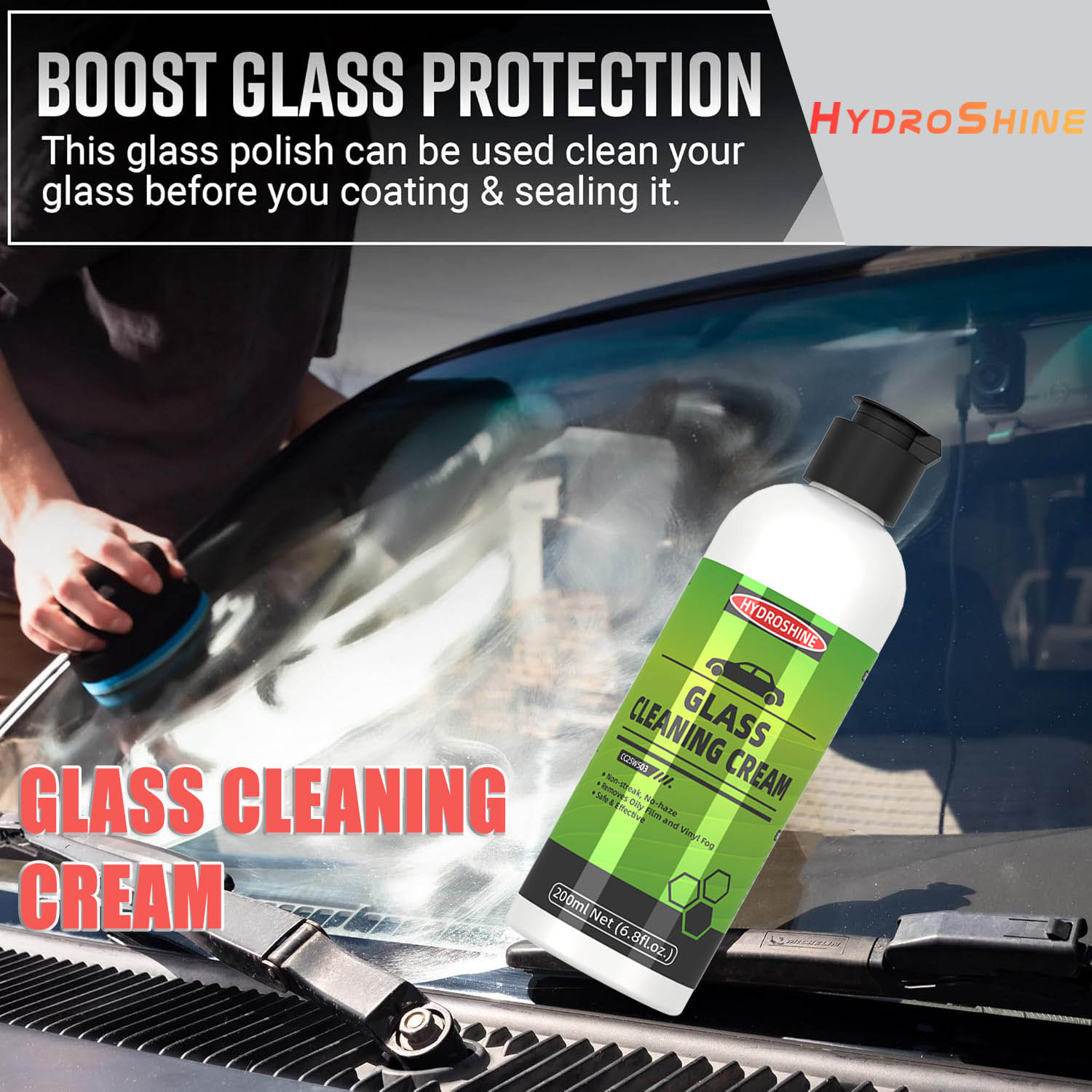 Hydroshine Car Glass Oil Film  - Glass Cleaner Streak review and price