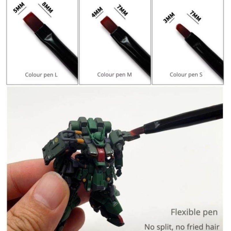 MSWZ MS-063 3-IN-1 Model Hand  - Detailing Brush Set review and price