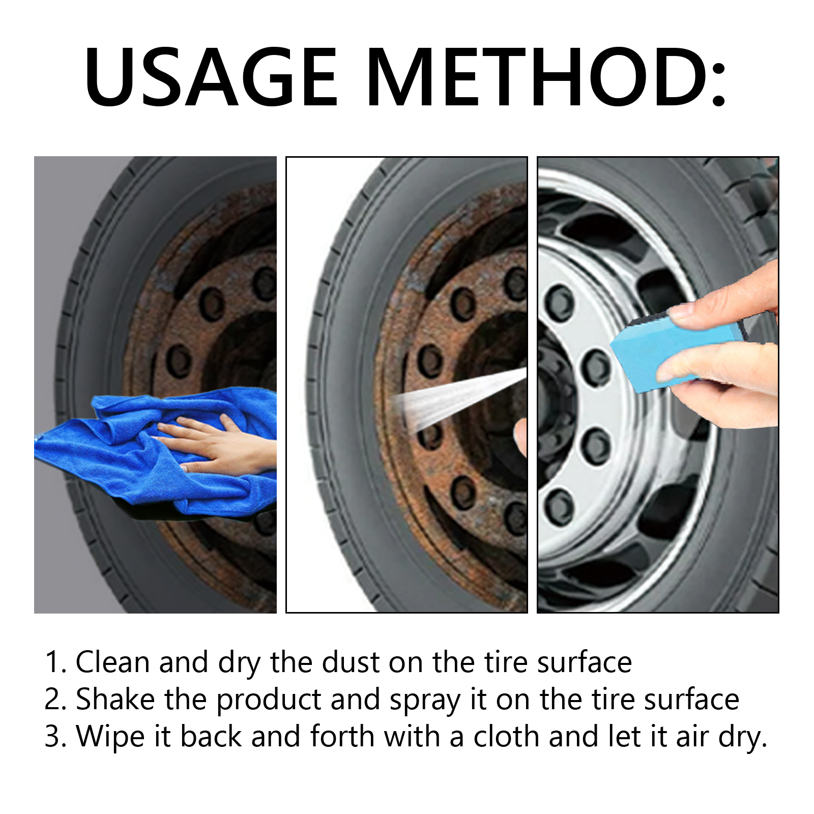 Car Tire Shine Coating Spray C - Tire Shine Spray Sealant review and price