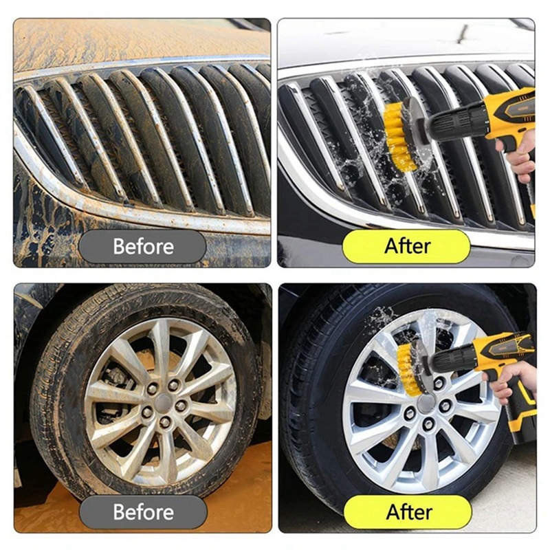 15pcs Electric Floor Scrubber  - Car Cleaning Brush review and price