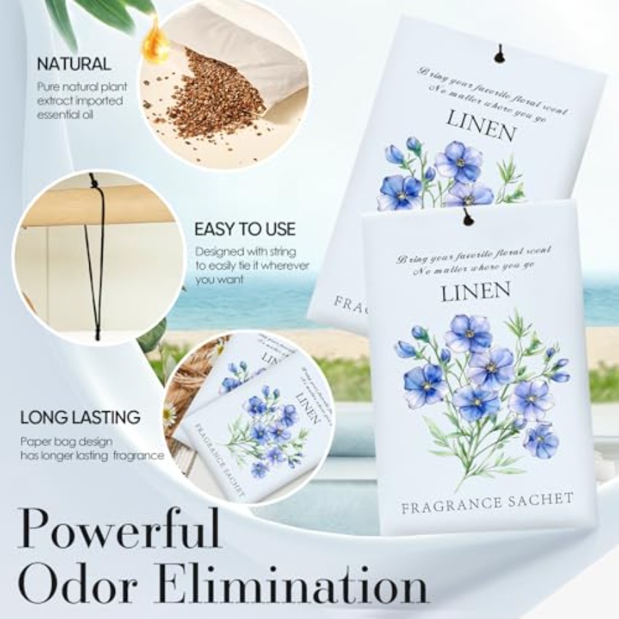 Scented Sachet Bags - 12 Pack  - Odor Eliminator Car review and price
