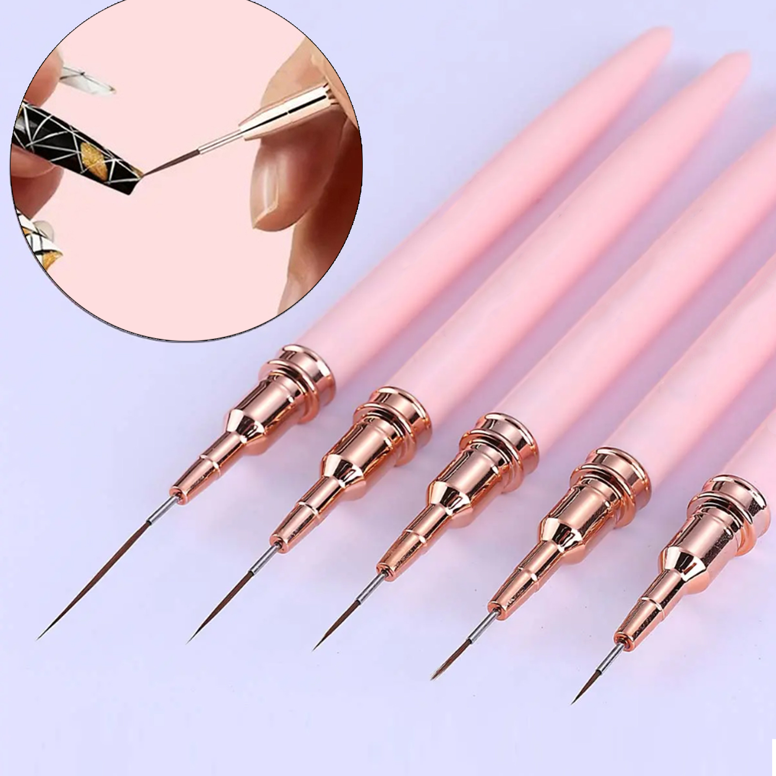 5-Piece Nail Art Pen Set, Ultr - Detailing Brush Set review and price