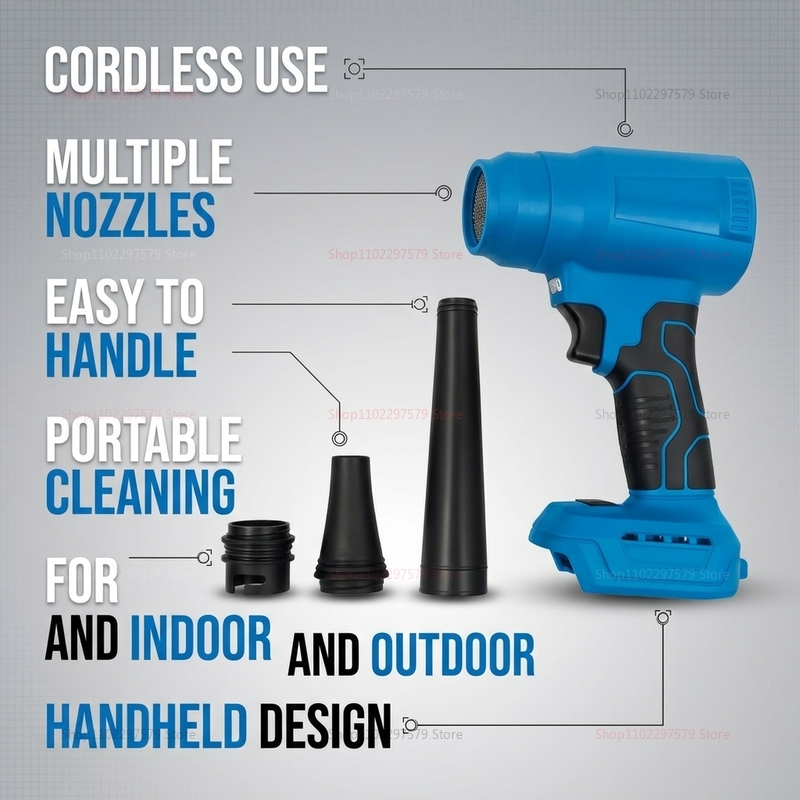Brushless Turbojet Fan Cordles - Dryer Car Blower review and price